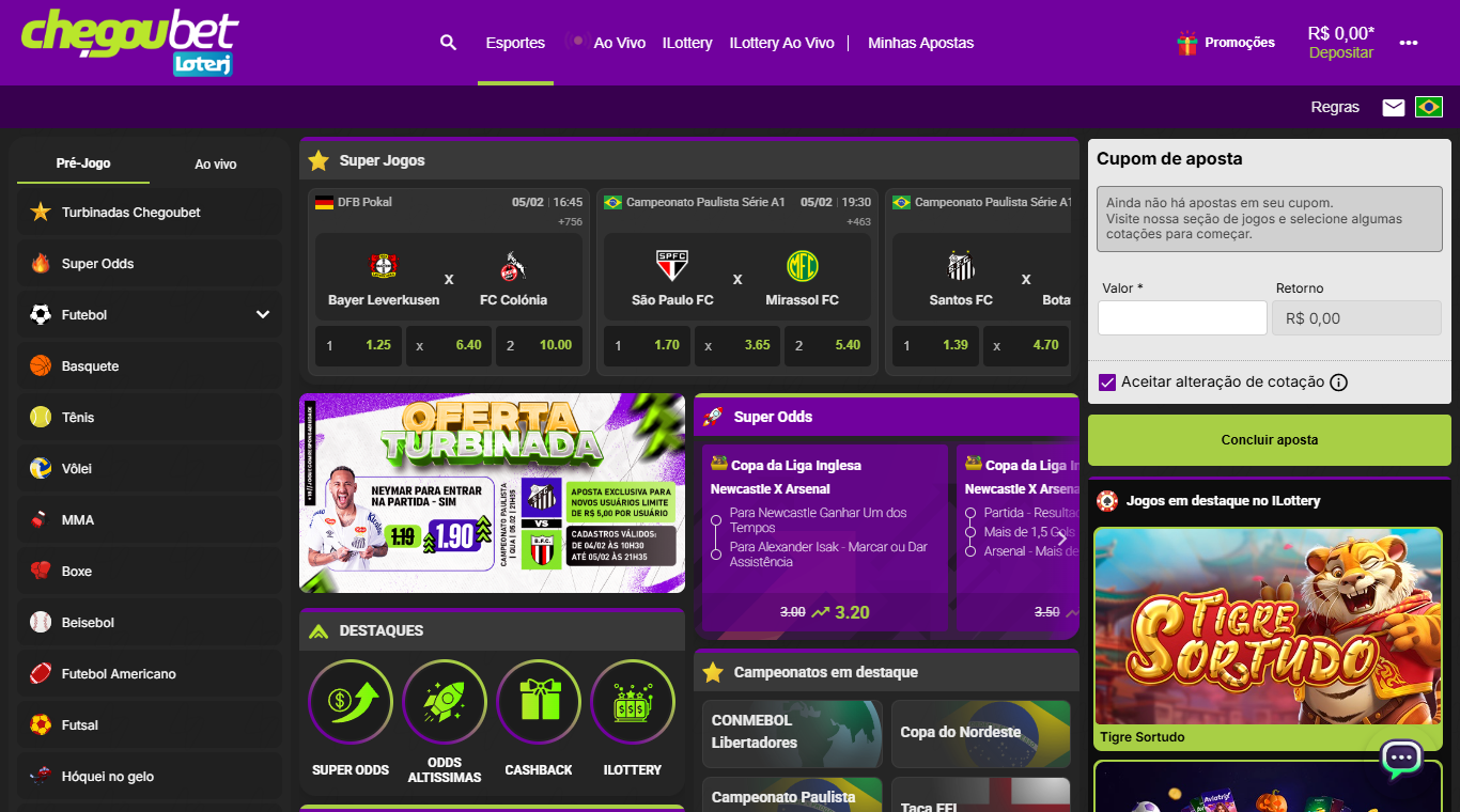 como fazer apostas esportivas na chegou bet?